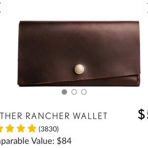 portland Leather rancher wallet